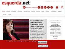 Tablet Screenshot of esquerda.net